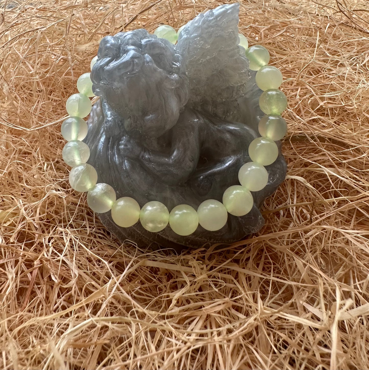 Bracelet boule jade de chine A