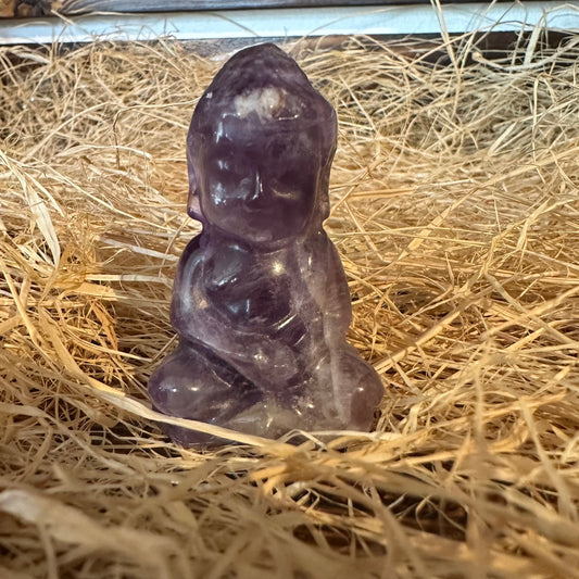 Bouddha indien améthyste