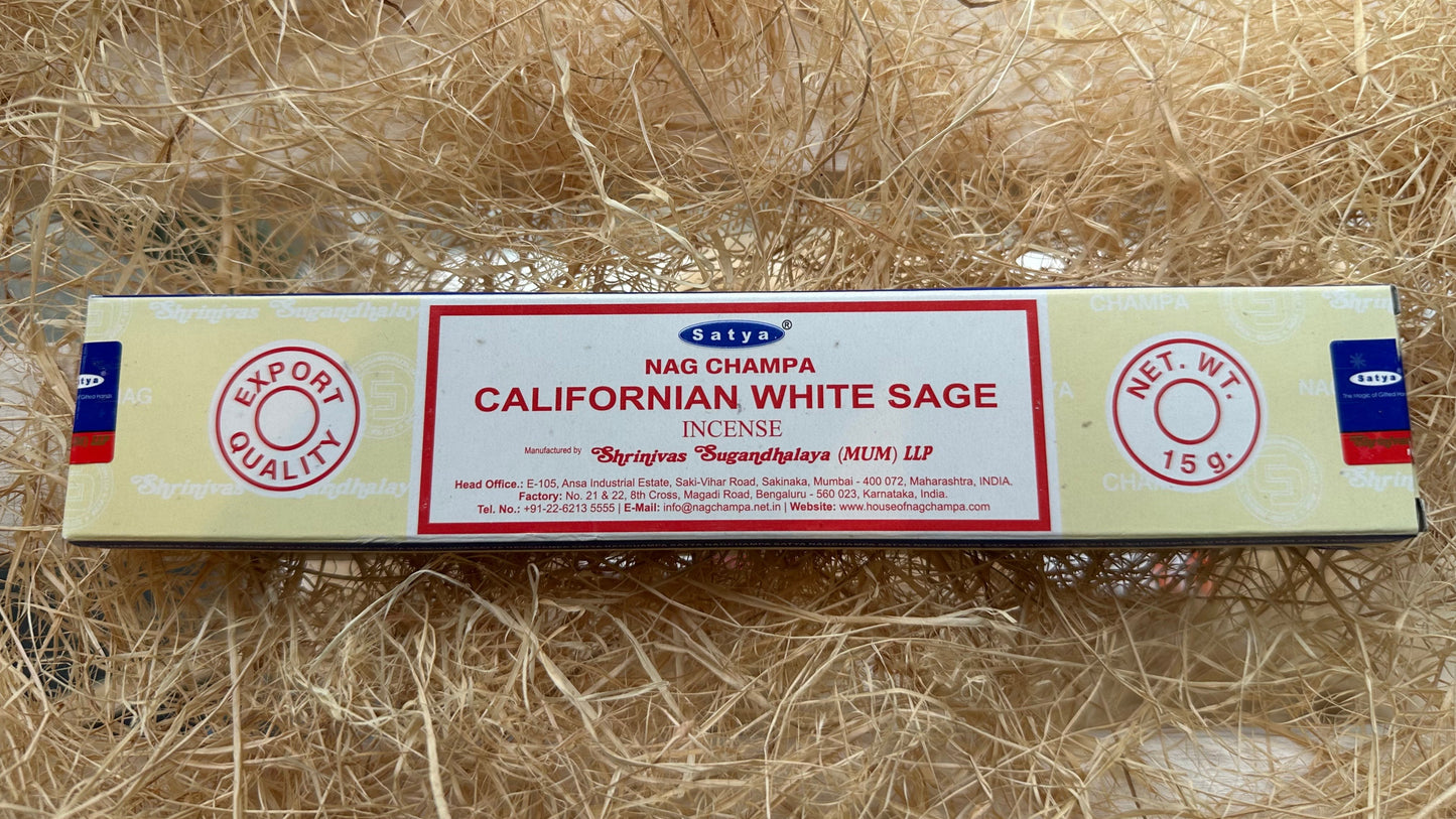 Encens satya californian white sauge